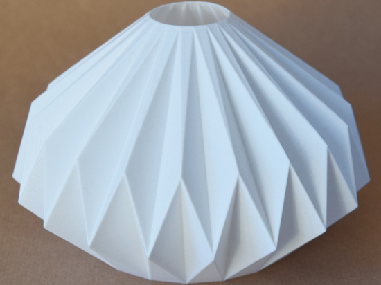 Fold lampshade